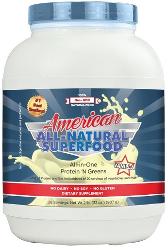 American All-Natural SuperFood Vanilla-sm