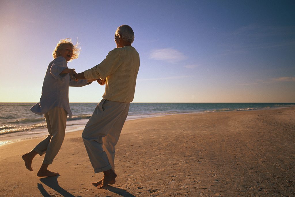Older Couple at Beach